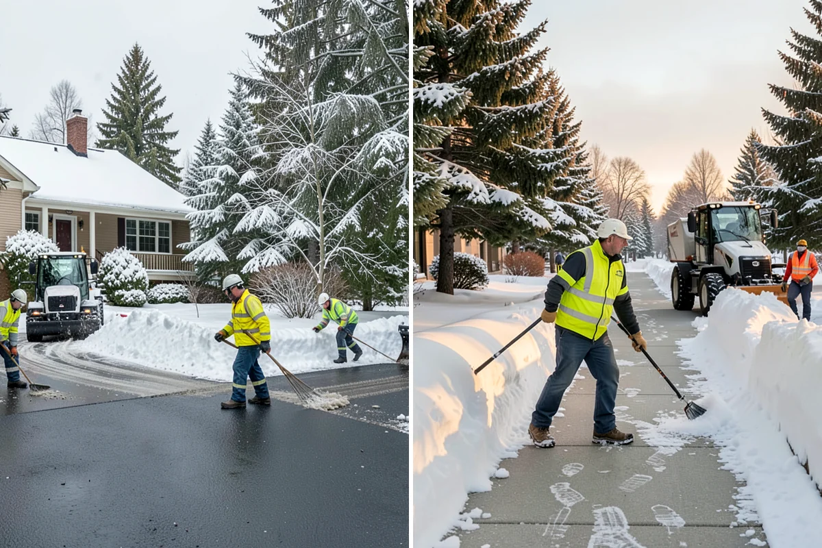 Warehouse Snow Removal in Maple Valley, King County, WA - Review dock layout, apron space, and trailer staging zones