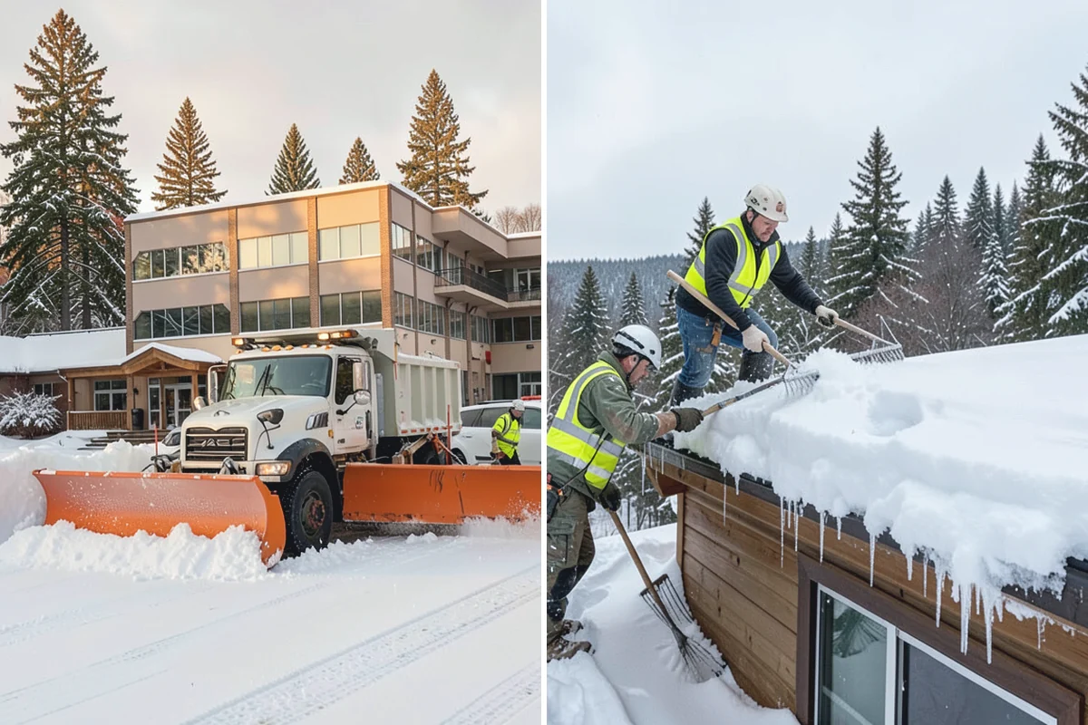 Warehouse Snow Removal in Marysville, Snohomish County, WA - Review dock layout, apron space, and trailer staging zones