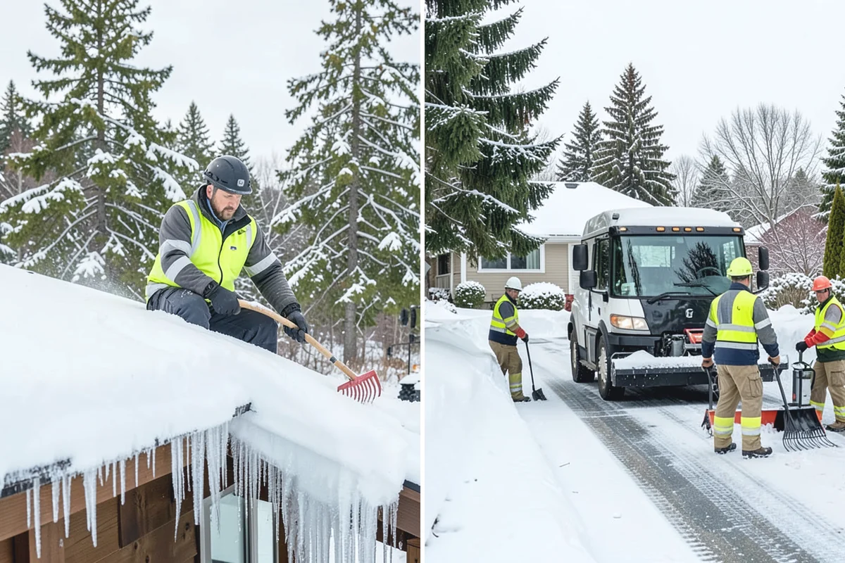Warehouse Snow Removal in Medina, King County, WA - Review dock layout, apron space, and trailer staging zones