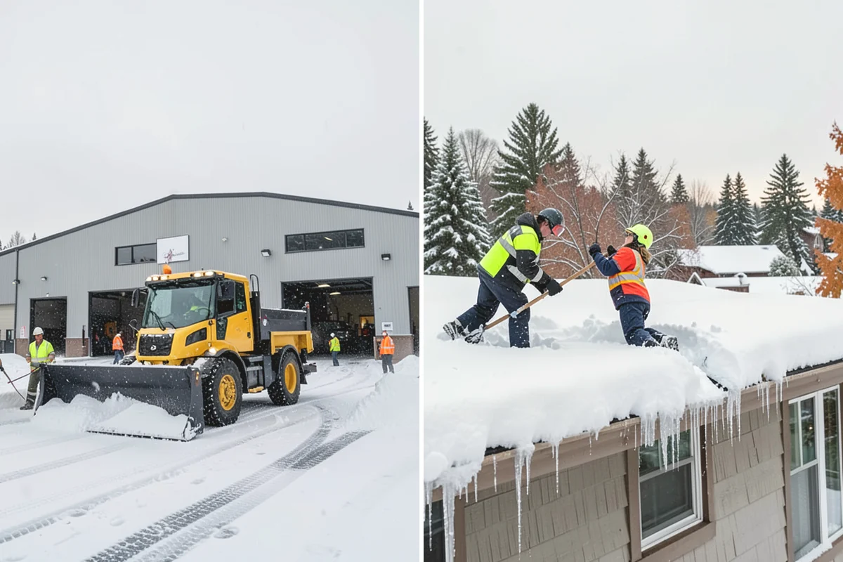 Warehouse Snow Removal in Mercer Island, King County, WA - Review dock layout, apron space, and trailer staging zones