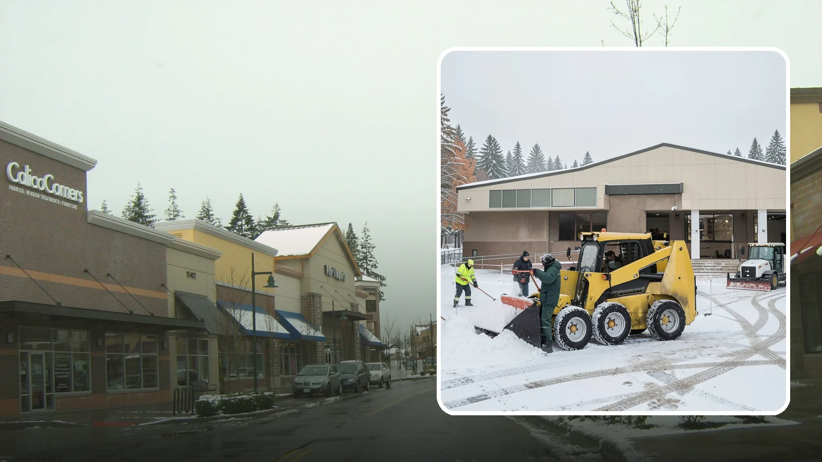 Warehouse Snow Removal in Mill Creek, Snohomish County, WA - Keep dock doors, drive lanes, and staging areas clear so your warehouse keeps loading through Western Washington cold snaps.