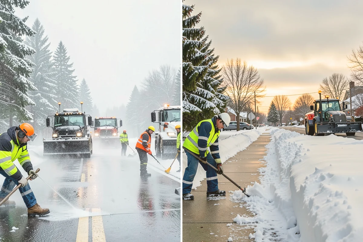 Warehouse Snow Removal in Newcastle, King County, WA - Review dock layout, apron space, and trailer staging zones