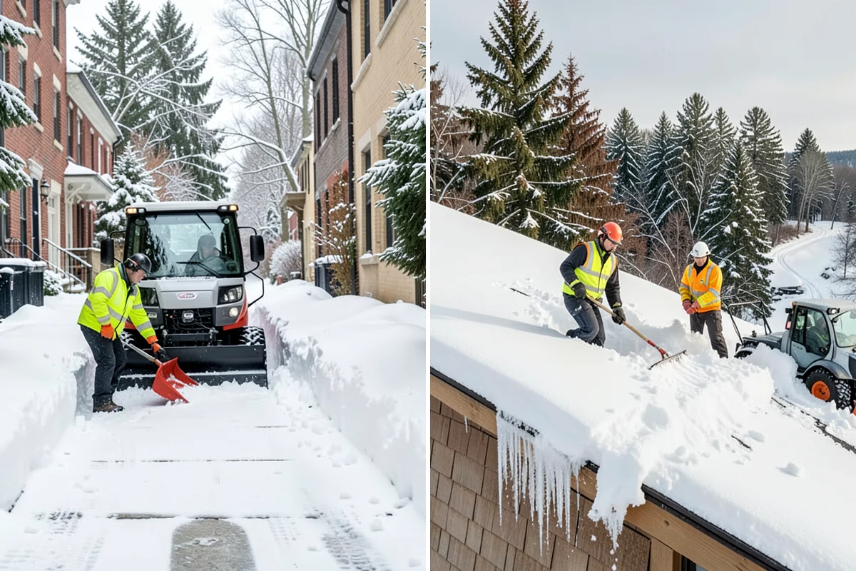 Warehouse Snow Removal in Pacific, King County, WA - Review dock layout, apron space, and trailer staging zones