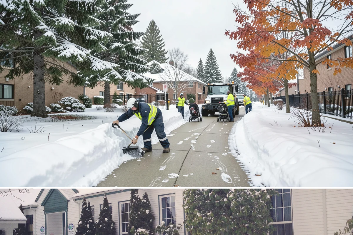 Warehouse Snow Removal in Pacific, King County, WA - Warehouses face peak risk during December and January cold snaps when wet snow compacts quickly under continuous trailer traffic.