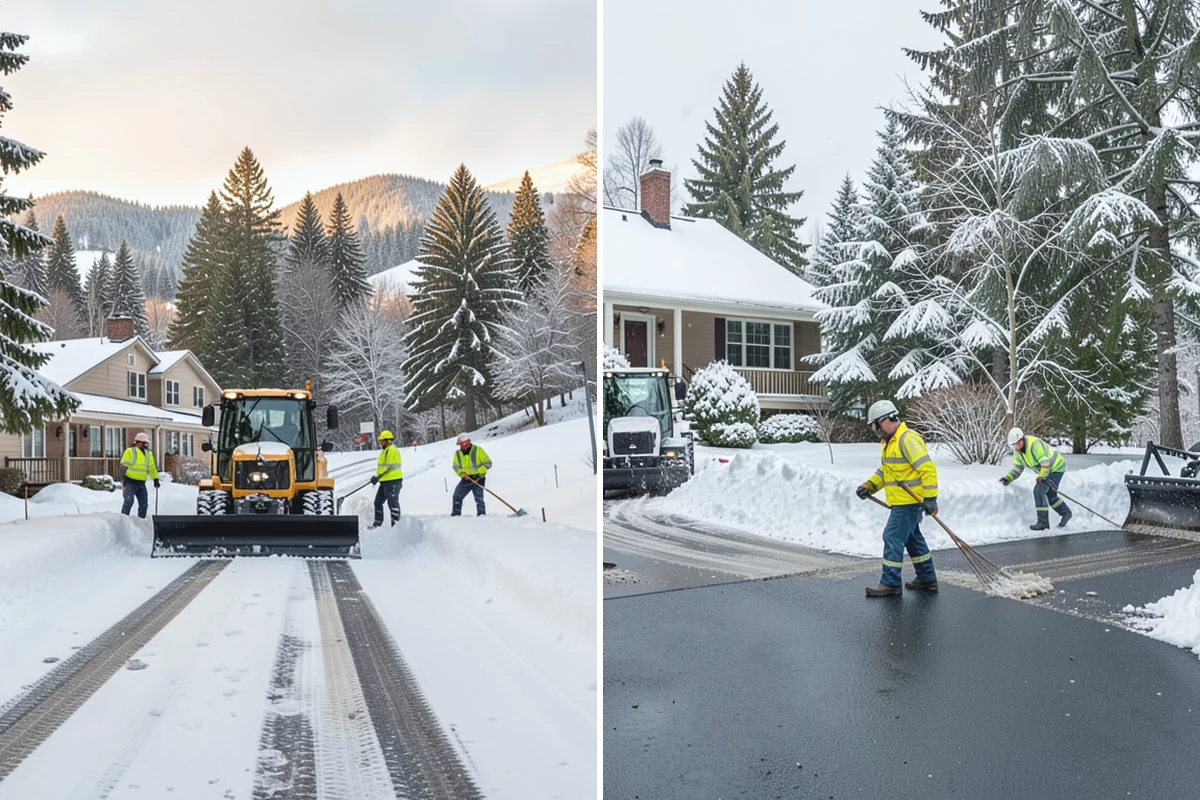 Warehouse Snow Removal in Redmond, King County, WA - Review dock layout, apron space, and trailer staging zones
