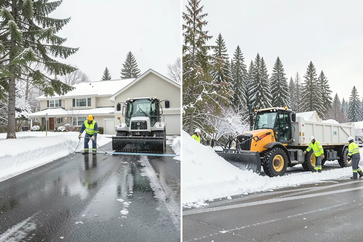 Warehouse Snow Removal in Ruston, Pierce County, WA - Review dock layout, apron space, and trailer staging zones
