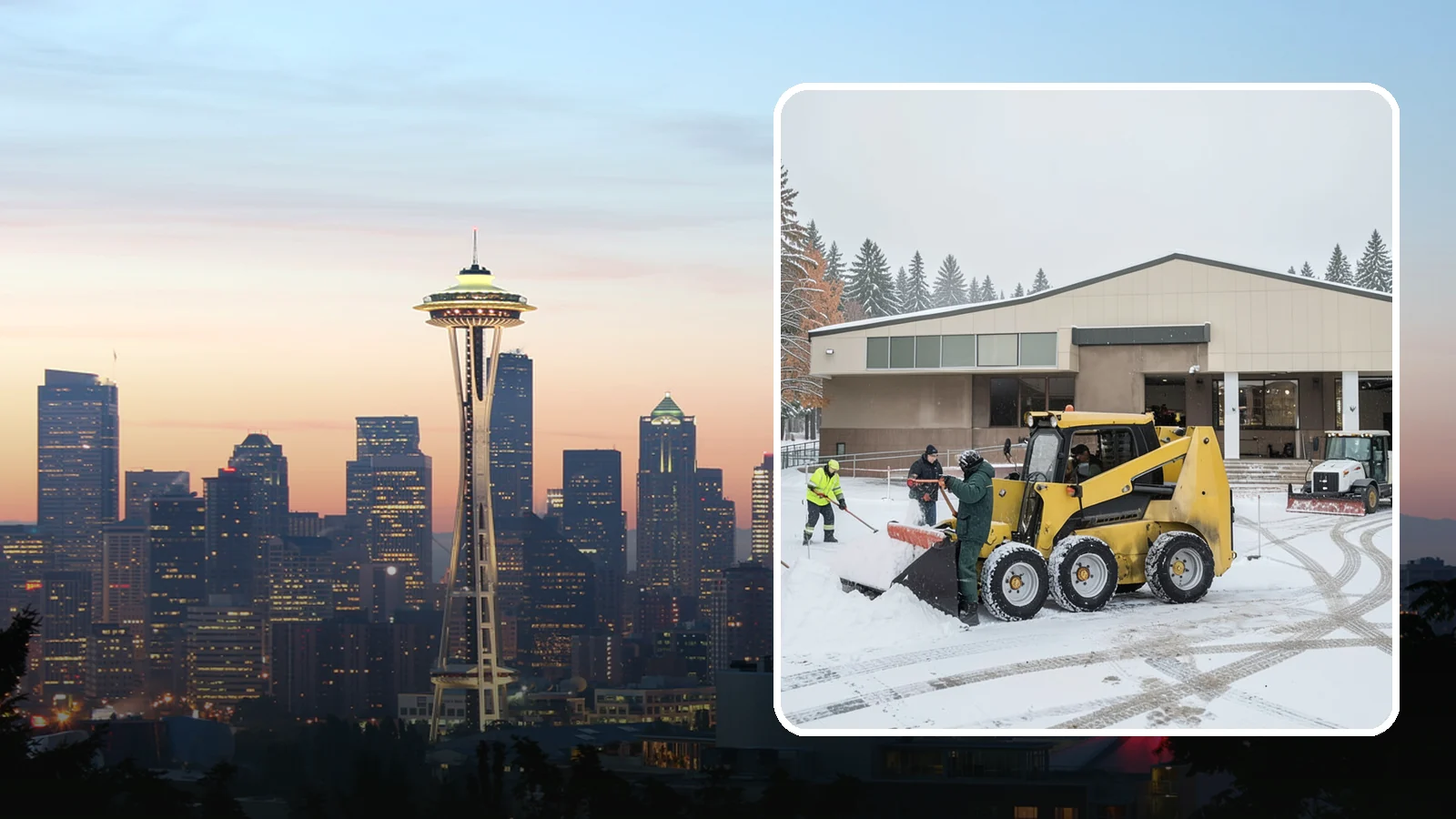 Warehouse Snow Removal in Seattle, King County, WA - Keep dock doors, drive lanes, and staging areas clear so your warehouse keeps loading through Western Washington cold snaps.