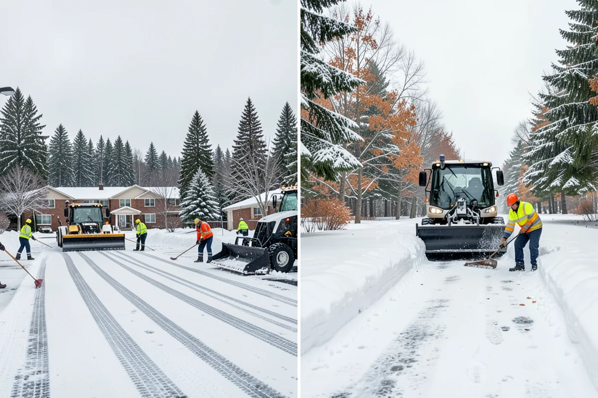 Warehouse Snow Removal in Shoreline, King County, WA - Review dock layout, apron space, and trailer staging zones