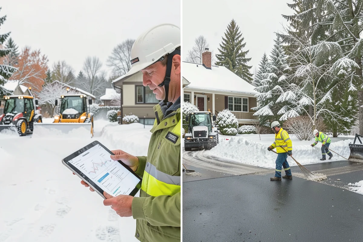 Warehouse Snow Removal in Stanwood, Snohomish County, WA - Review dock layout, apron space, and trailer staging zones