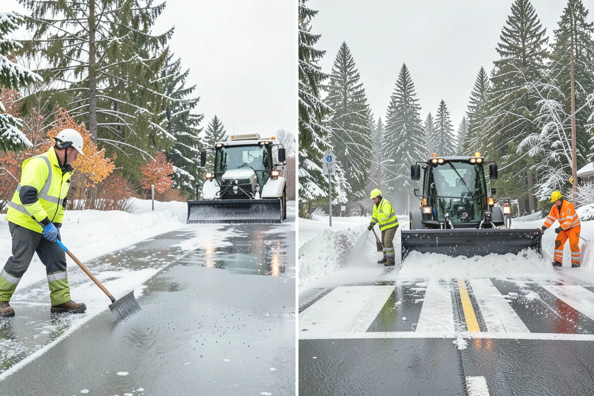 Warehouse Snow Removal in Tacoma, Pierce County, WA - Review dock layout, apron space, and trailer staging zones