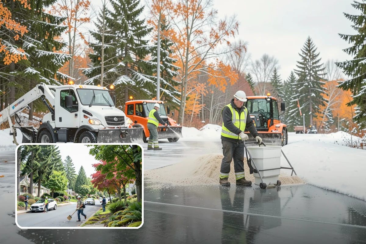 Weekend Snow Service in Beaux Arts Village, King County, WA - Full clearing coverage across Saturday and Sunday