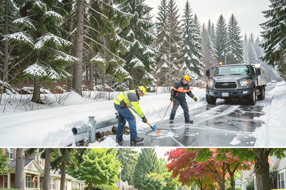 Weekend Snow Service in Beaux Arts Village, King County, WA - Weekend coverage matters most across the peak-snow weekends of December through February.