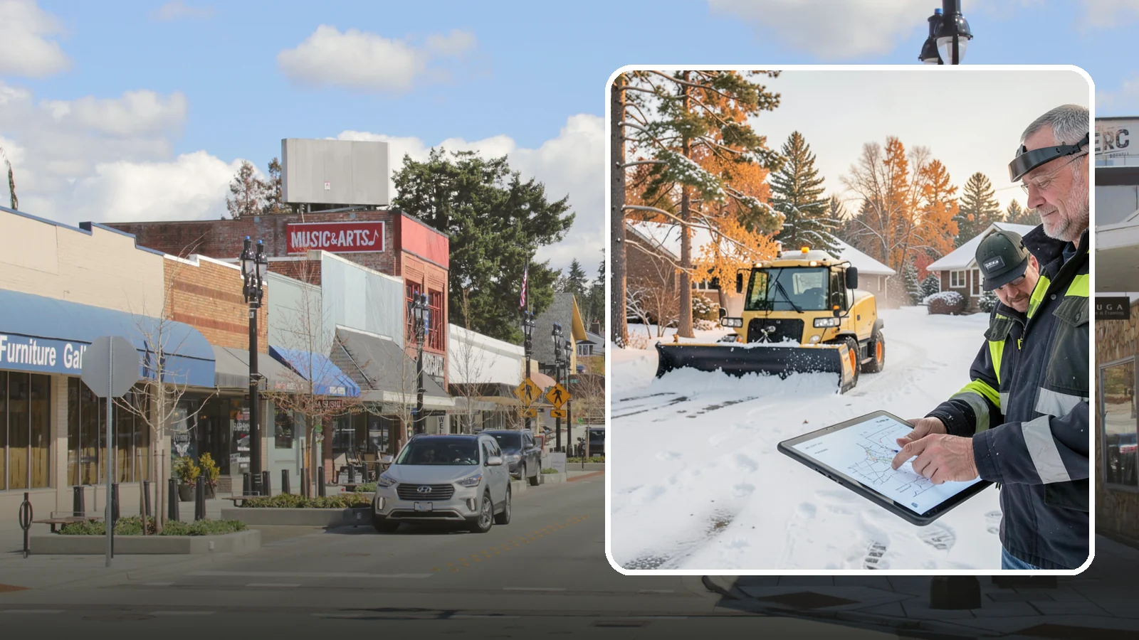 Weekend Snow Service in Bothell, King County, WA - Saturday and Sunday coverage that keeps your property clear when weekday crews would otherwise be off.