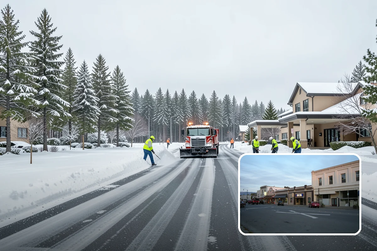Weekend Snow Service in Burlington, Skagit County, WA - Full clearing coverage across Saturday and Sunday