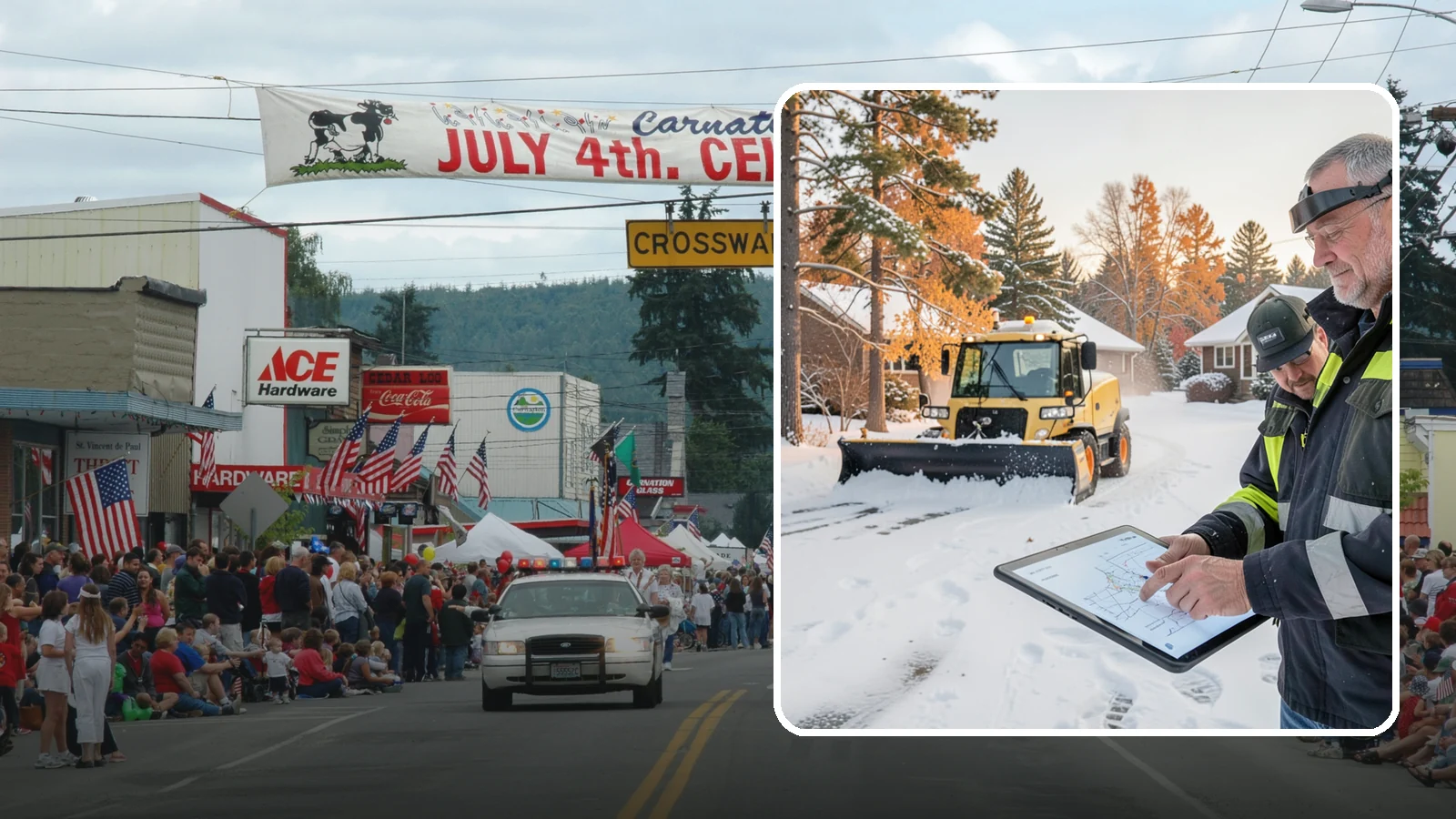 Weekend Snow Service in Carnation, King County, WA - Saturday and Sunday coverage that keeps your property clear when weekday crews would otherwise be off.