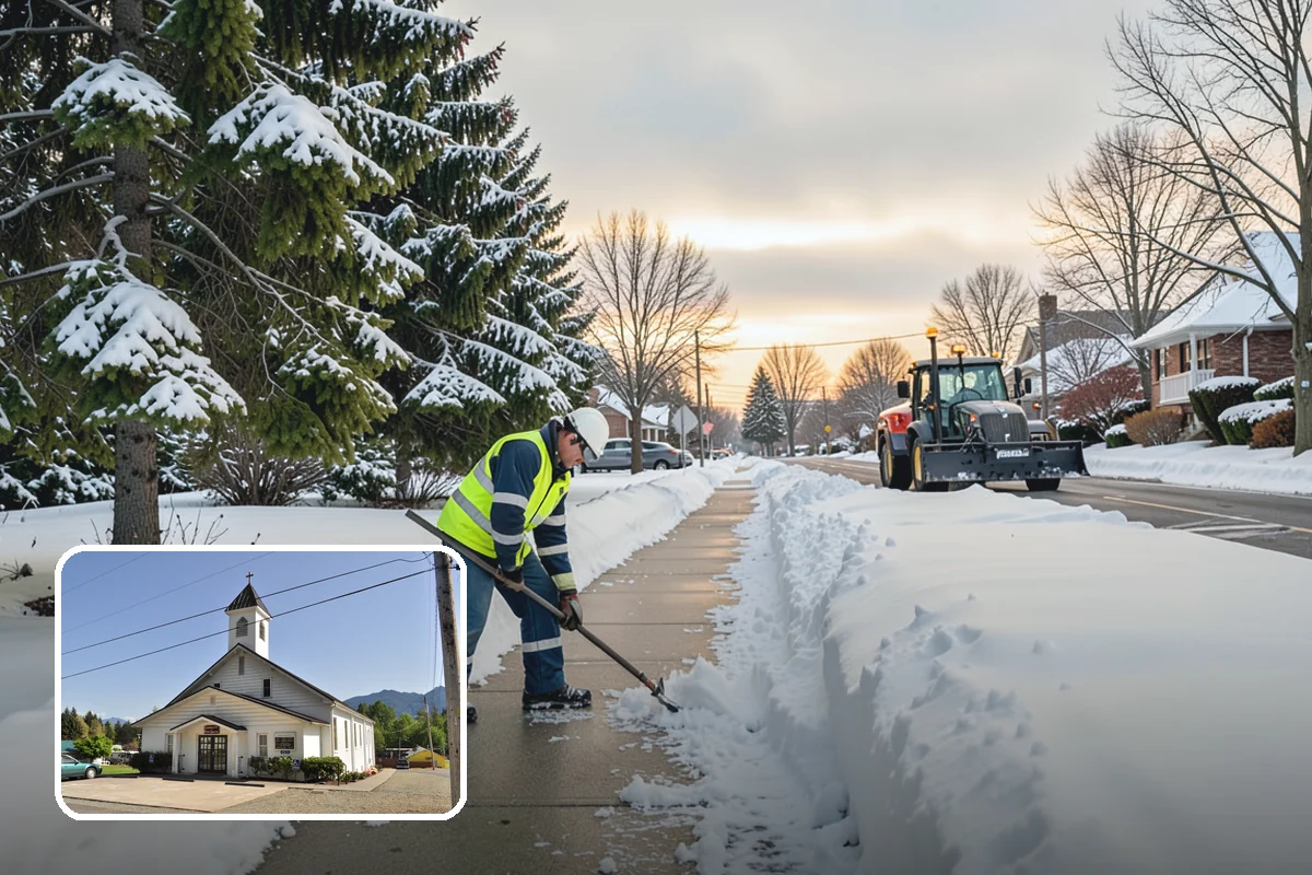 Weekend Snow Service in Concrete, Skagit County, WA - Full clearing coverage across Saturday and Sunday