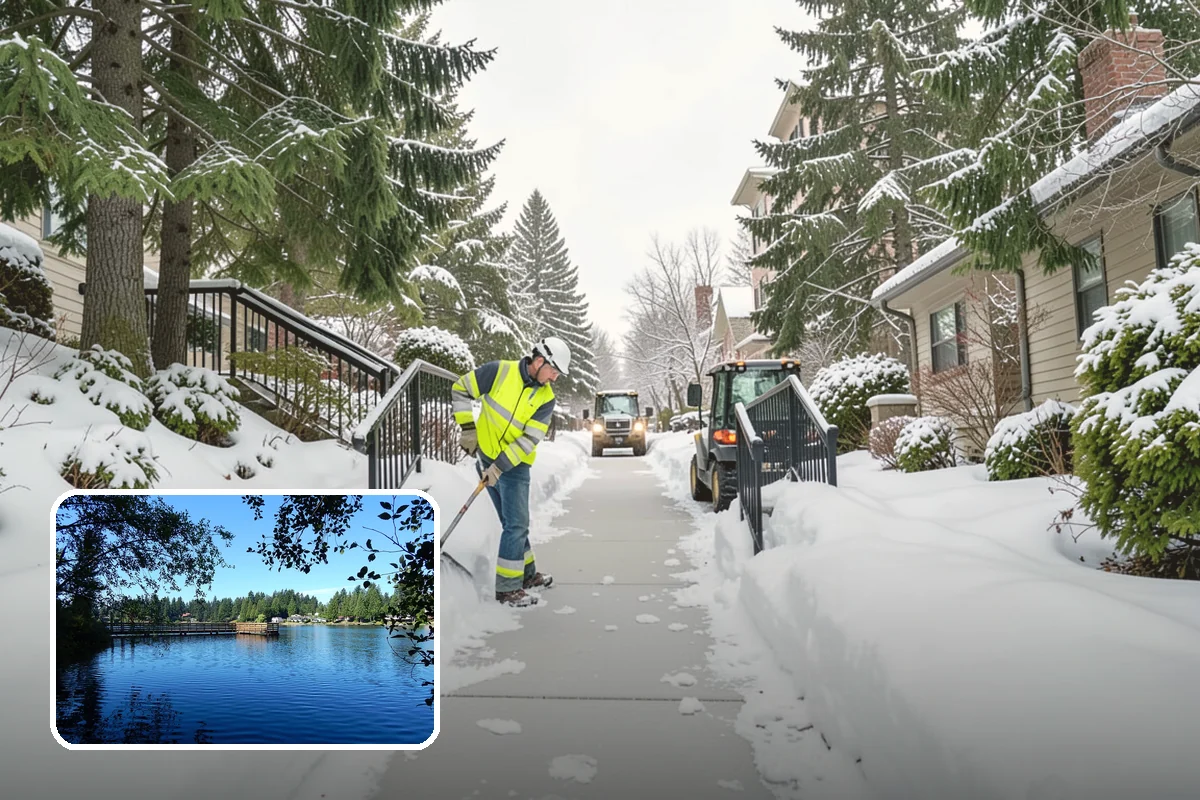 Weekend Snow Service in Federal Way, King County, WA - Full clearing coverage across Saturday and Sunday