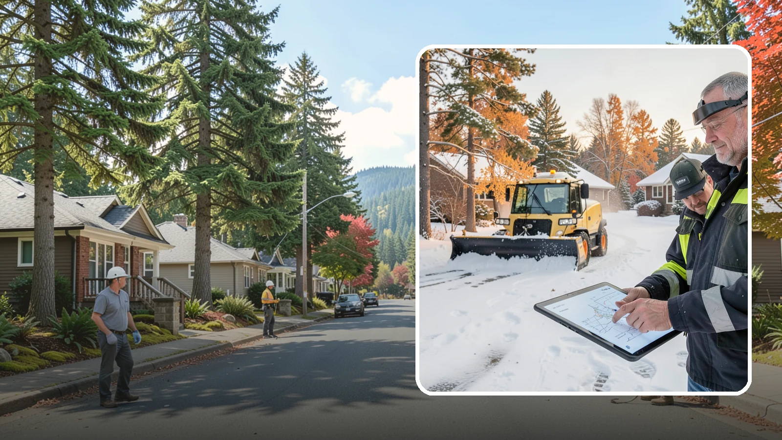 Weekend Snow Service in Hunts Point, King County, WA - Saturday and Sunday coverage that keeps your property clear when weekday crews would otherwise be off.