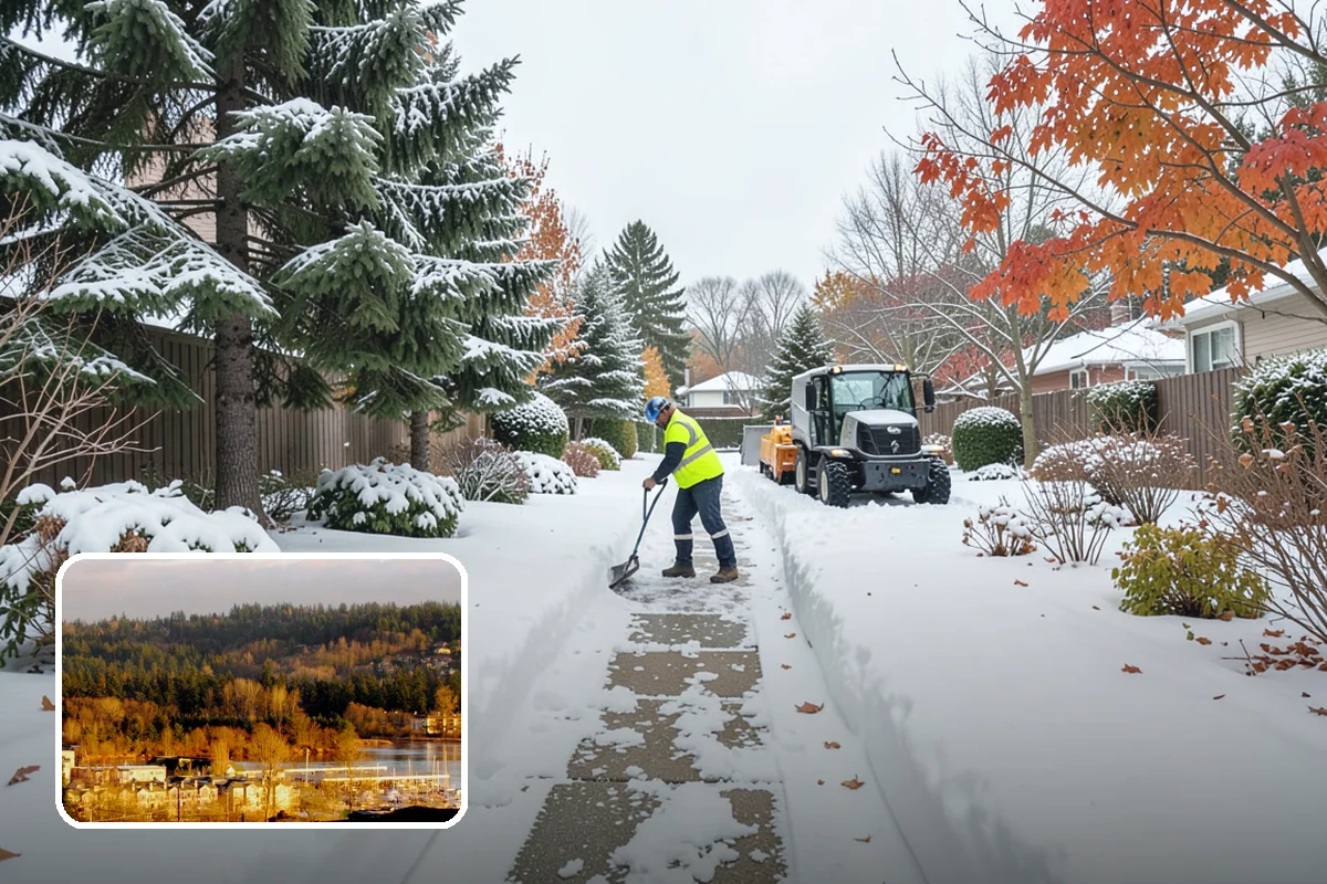 Weekend Snow Service in Kenmore, King County, WA - Full clearing coverage across Saturday and Sunday