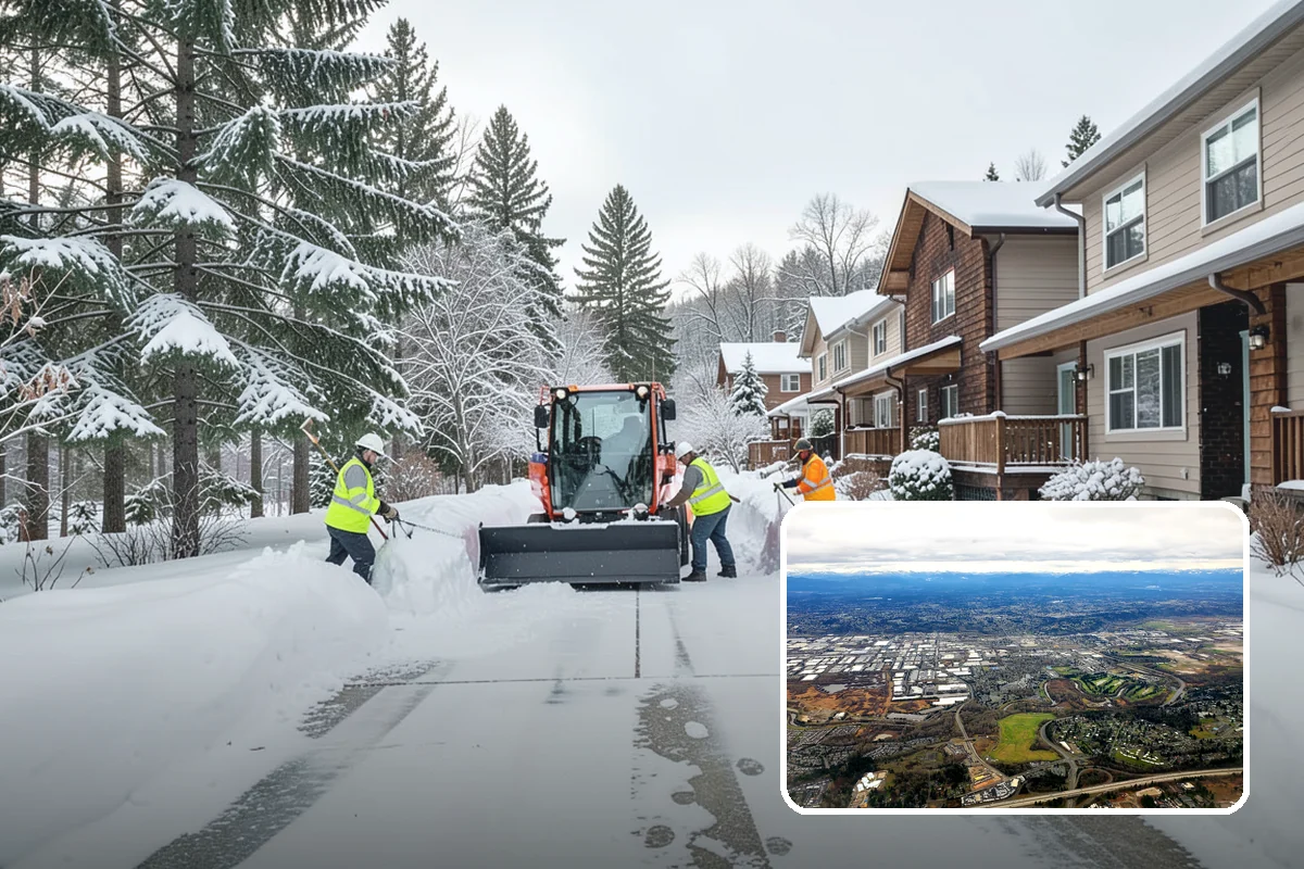 Weekend Snow Service in Kent, King County, WA - Full clearing coverage across Saturday and Sunday
