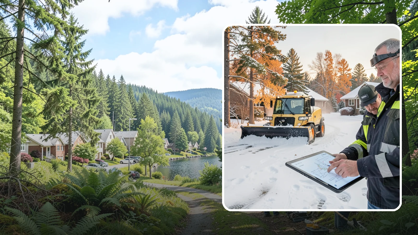Weekend Snow Service in Lake Forest Park, King County, WA - Saturday and Sunday coverage that keeps your property clear when weekday crews would otherwise be off.