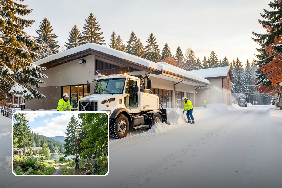 Weekend Snow Service in Lake Forest Park, King County, WA - Full clearing coverage across Saturday and Sunday