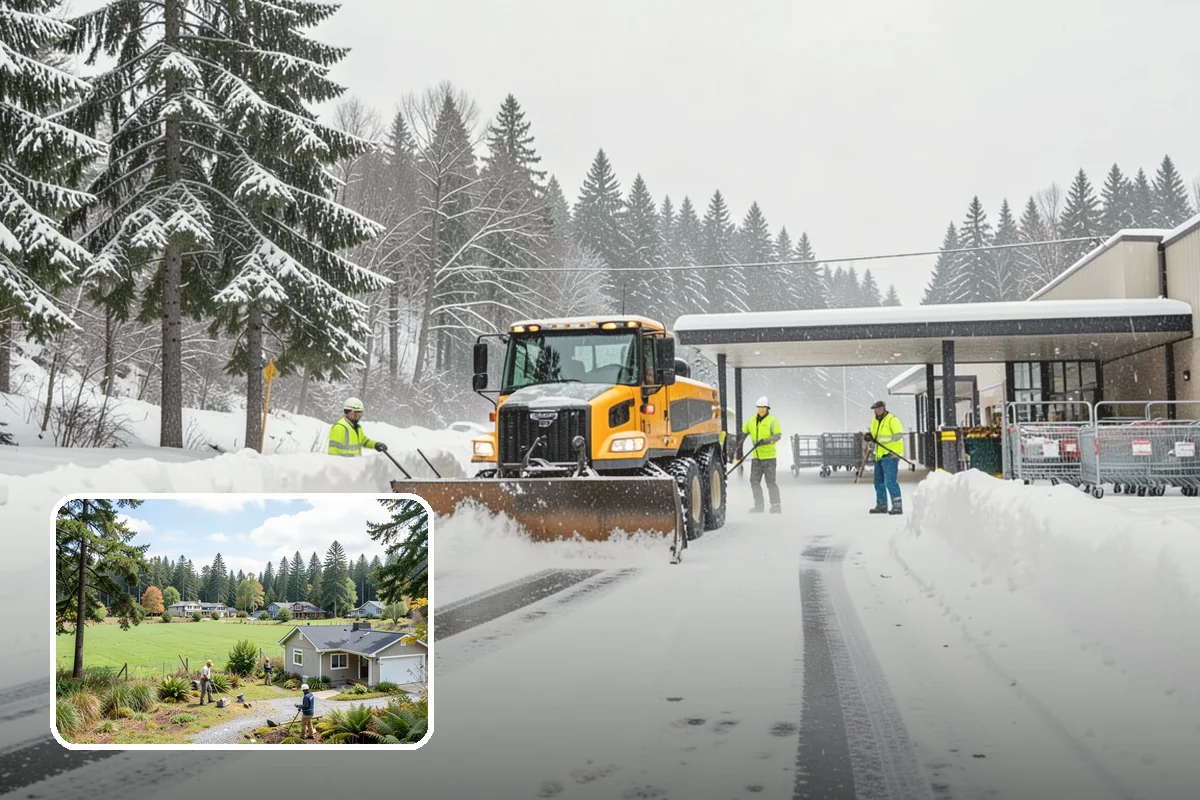 Weekend Snow Service in Lyman, Skagit County, WA - Full clearing coverage across Saturday and Sunday