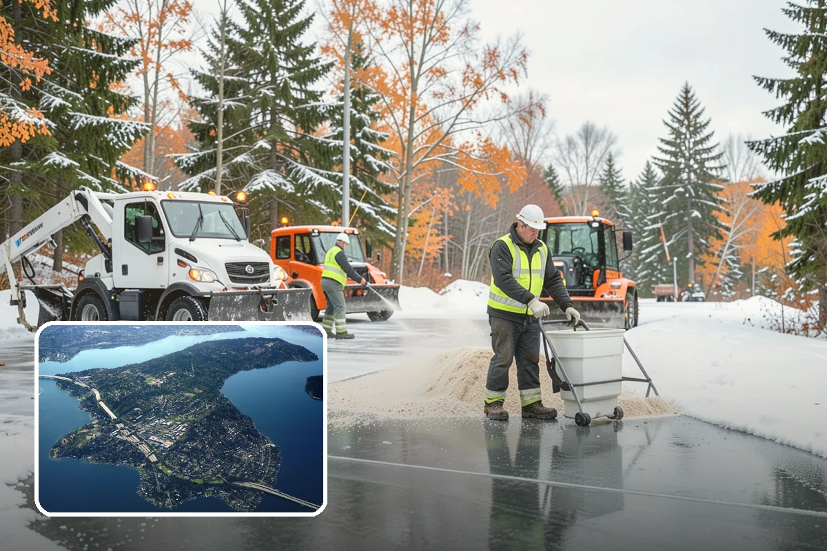 Weekend Snow Service in Mercer Island, King County, WA - Full clearing coverage across Saturday and Sunday