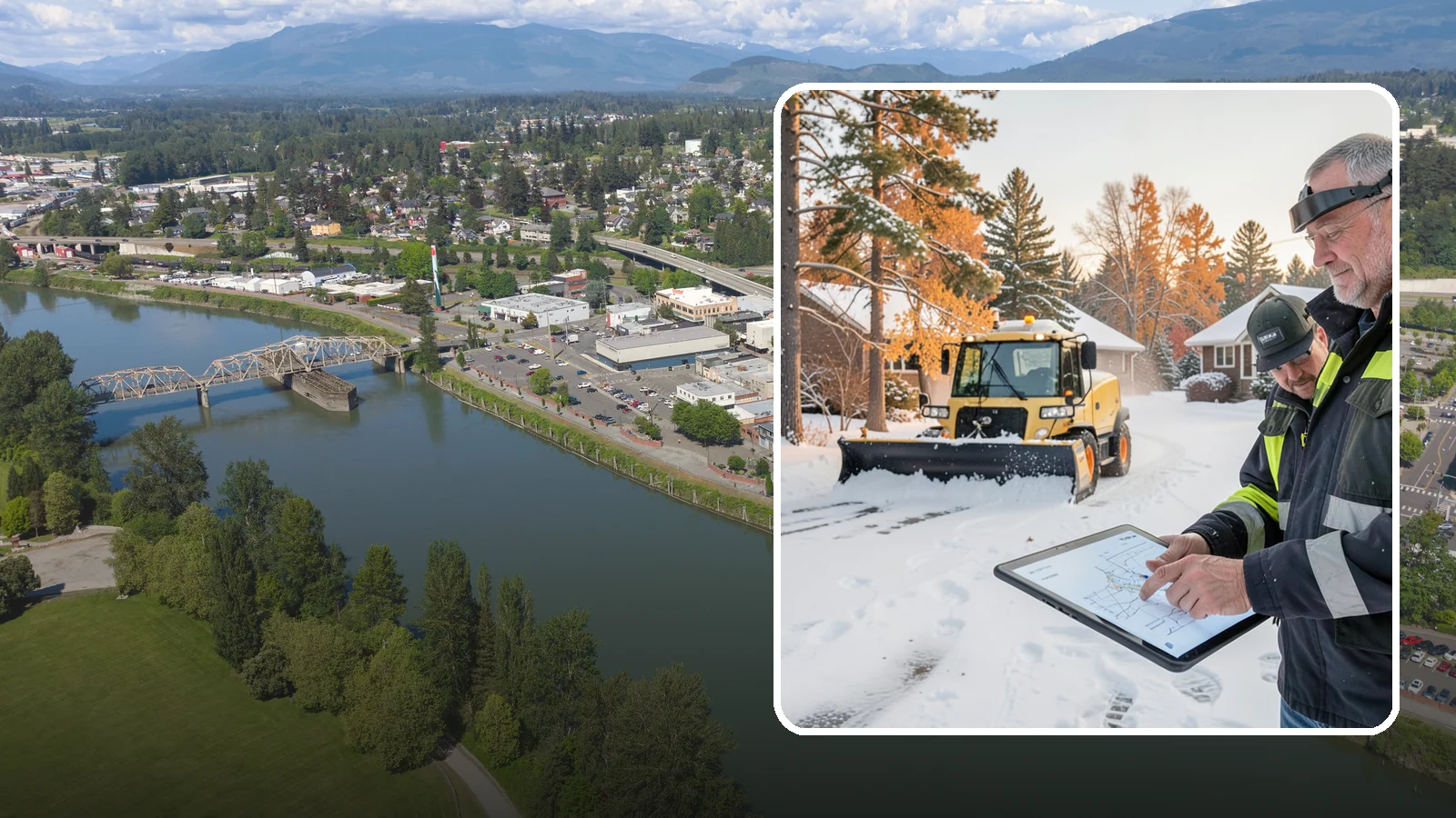 Weekend Snow Service in Mount Vernon, Skagit County, WA - Saturday and Sunday coverage that keeps your property clear when weekday crews would otherwise be off.