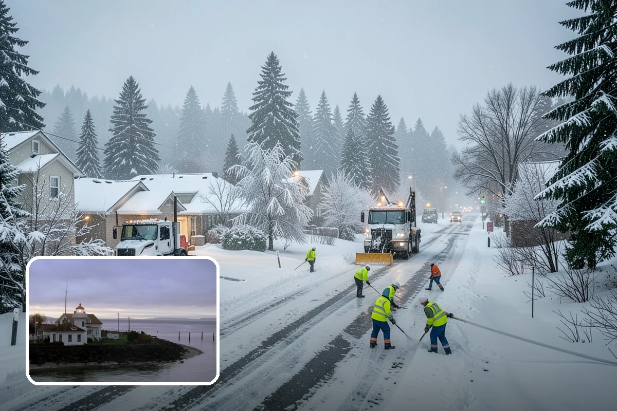 Weekend Snow Service in Mukilteo, Snohomish County, WA - Full clearing coverage across Saturday and Sunday