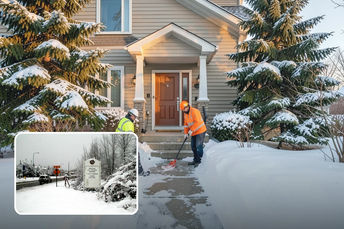 Weekend Snow Service in Newcastle, King County, WA - Full clearing coverage across Saturday and Sunday