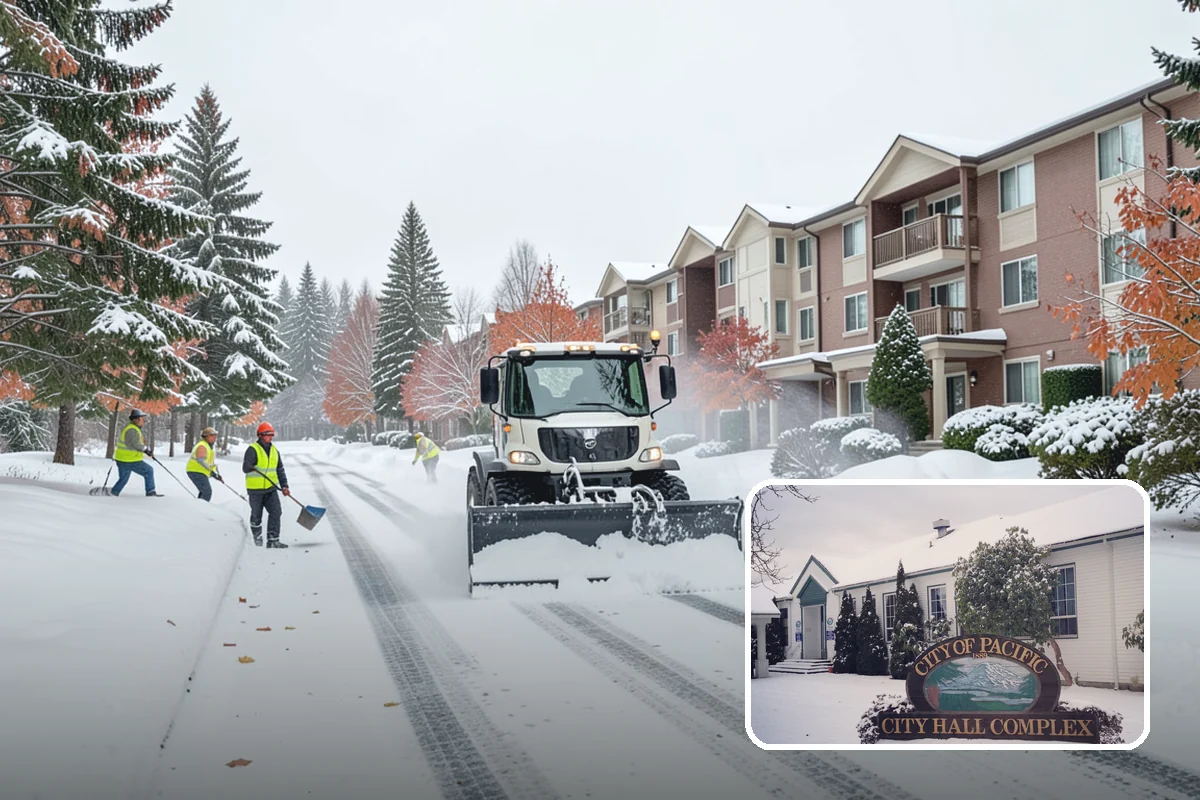 Weekend Snow Service in Pacific, King County, WA - Full clearing coverage across Saturday and Sunday