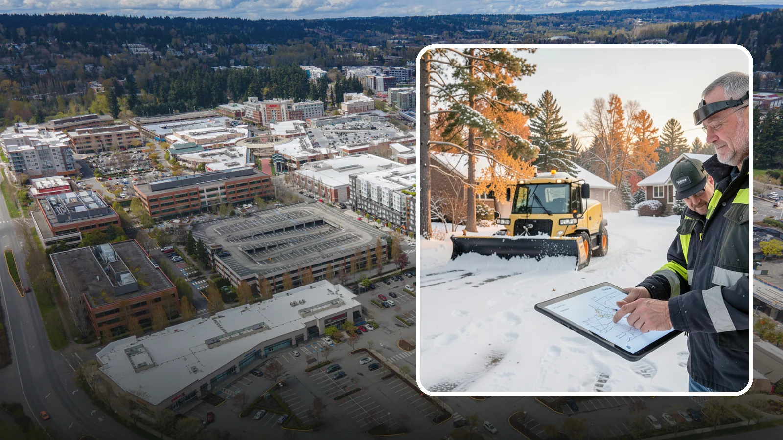 Weekend Snow Service in Redmond, King County, WA - Saturday and Sunday coverage that keeps your property clear when weekday crews would otherwise be off.