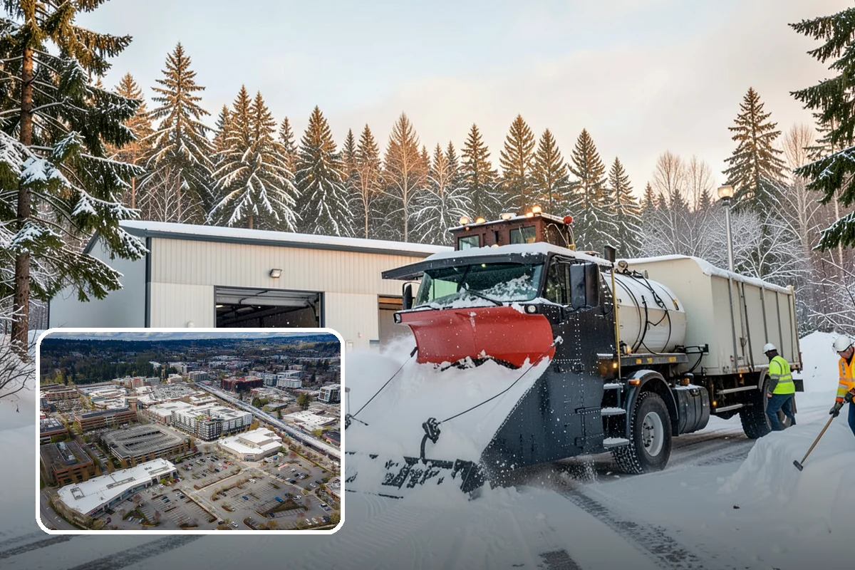Weekend Snow Service in Redmond, King County, WA - Full clearing coverage across Saturday and Sunday
