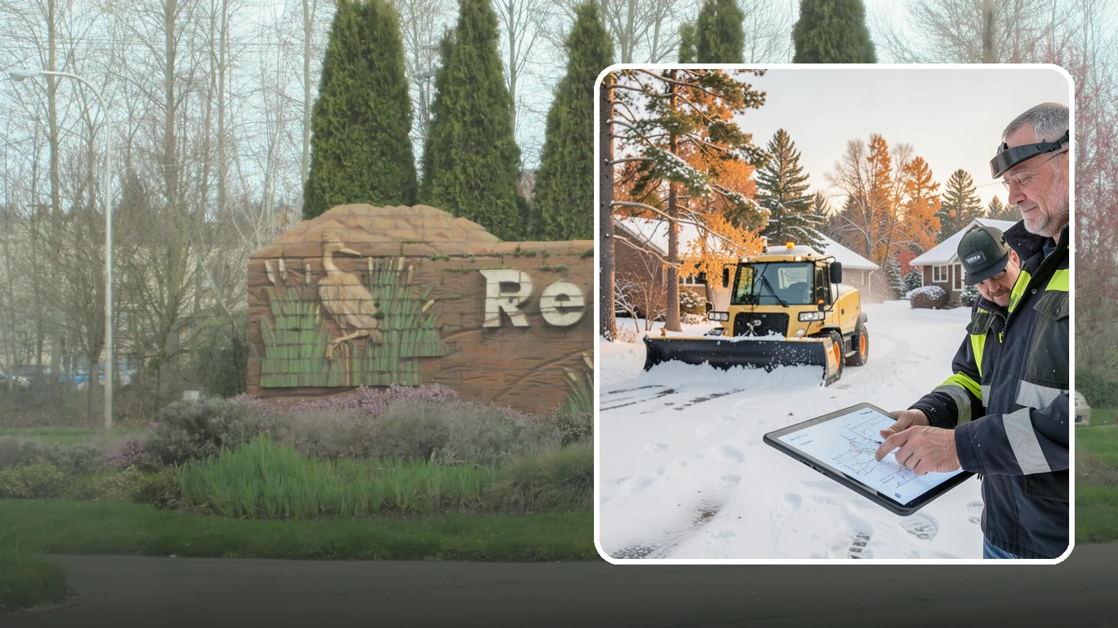 Weekend Snow Service in Renton, King County, WA - Saturday and Sunday coverage that keeps your property clear when weekday crews would otherwise be off.