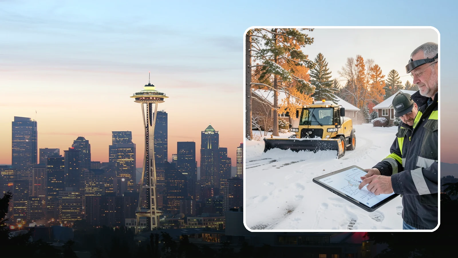 Weekend Snow Service in Seattle, King County, WA - Saturday and Sunday coverage that keeps your property clear when weekday crews would otherwise be off.