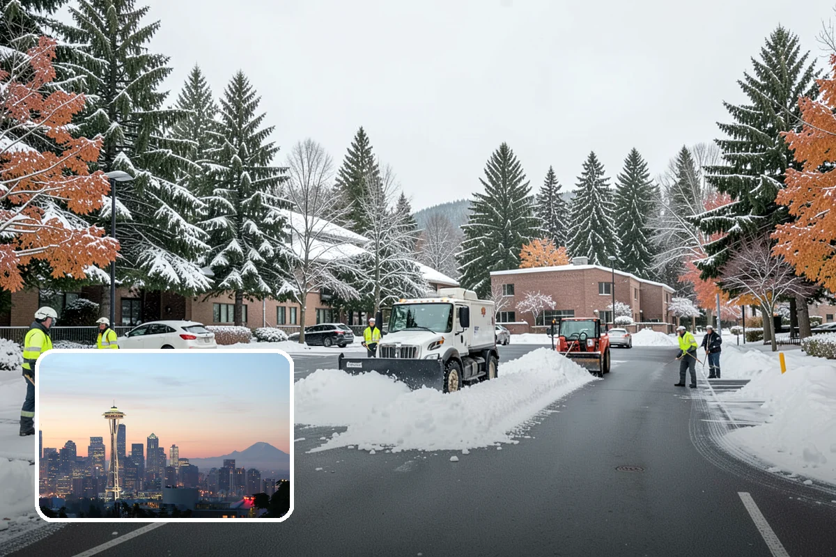 Weekend Snow Service in Seattle, King County, WA - Full clearing coverage across Saturday and Sunday