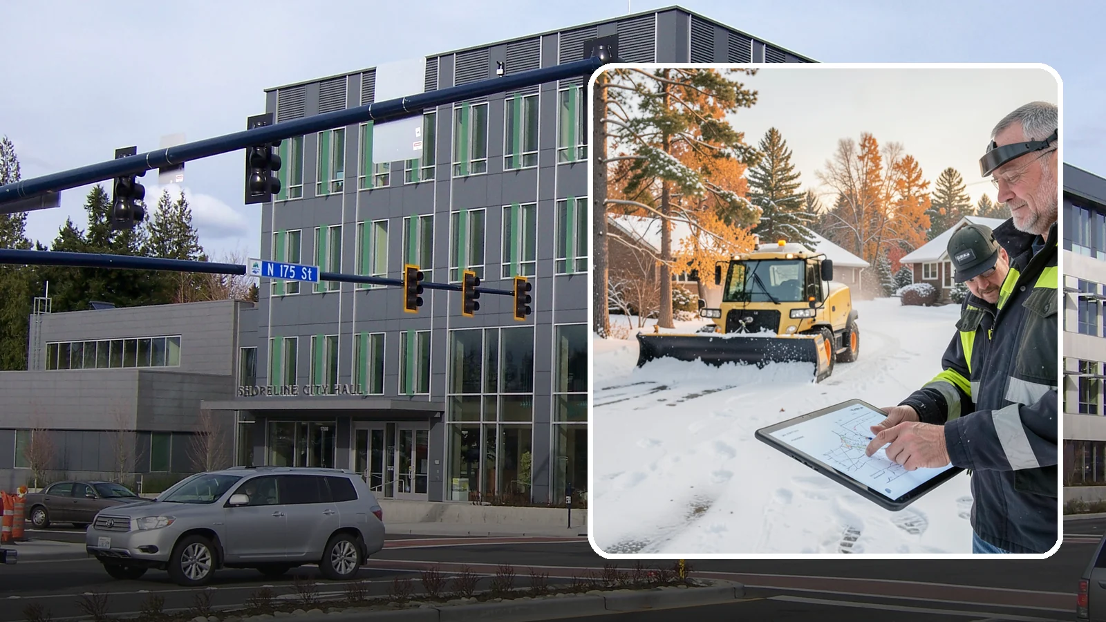 Weekend Snow Service in Shoreline, King County, WA - Saturday and Sunday coverage that keeps your property clear when weekday crews would otherwise be off.