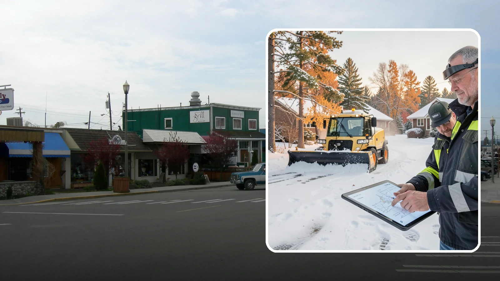 Weekend Snow Service in Stanwood, Snohomish County, WA - Saturday and Sunday coverage that keeps your property clear when weekday crews would otherwise be off.