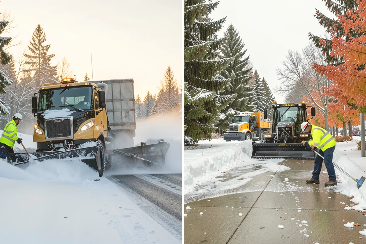 Wet Snow Removal in Algona, King County, WA - Assess snow moisture content and depth on arrival