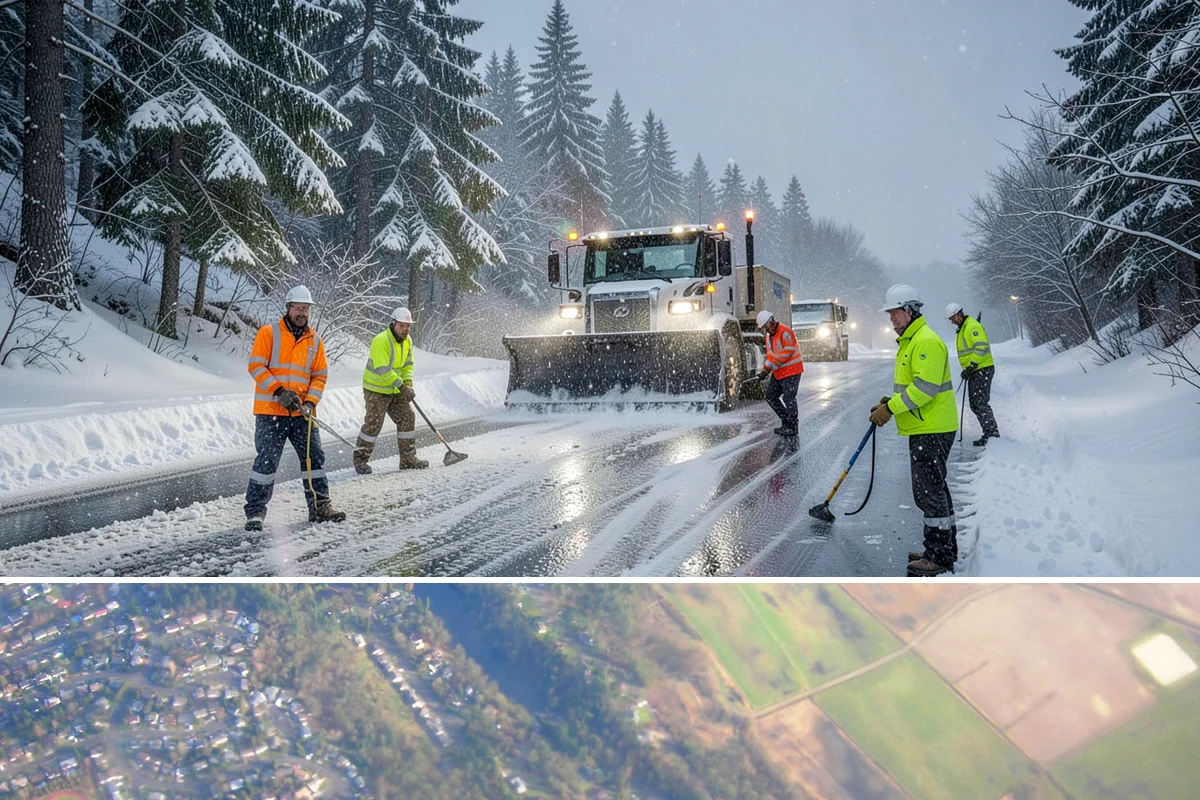 Wet Snow Removal in Algona, King County, WA - Wet snow events are common from late November through February whenever lowland temperatures hover right around the freezing mark...