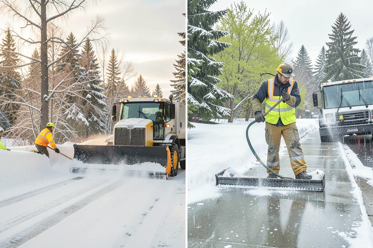 Wet Snow Removal in Anacortes, Skagit County, WA - Assess snow moisture content and depth on arrival