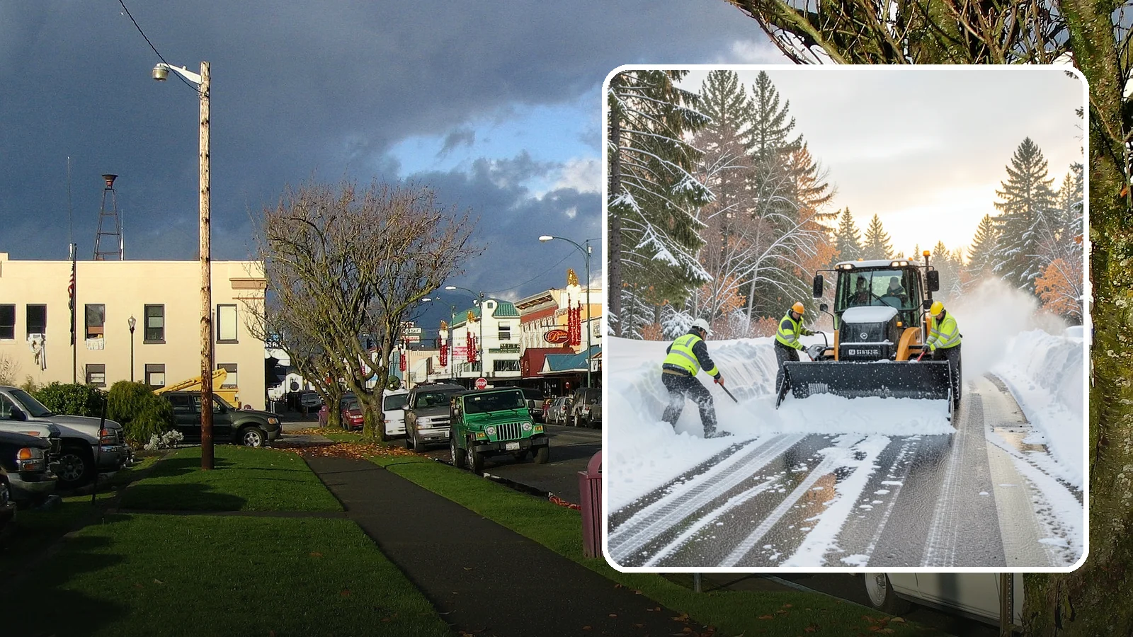 Wet Snow Removal in Arlington, Snohomish County, WA - We clear the heavy, water-laden snow typical of Western Washington before it compacts into stubborn ice.