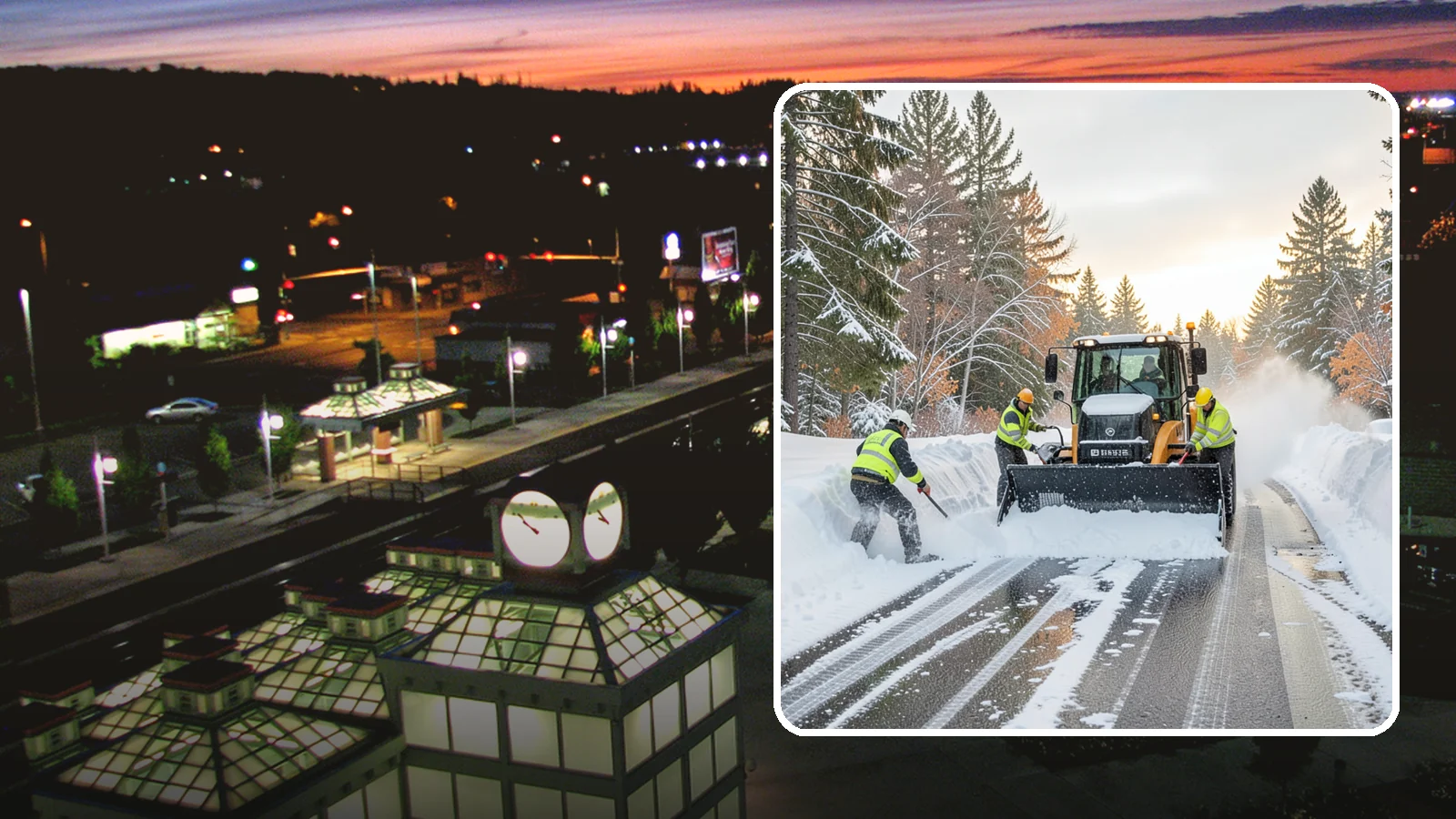 Wet Snow Removal in Auburn, King County, WA - We clear the heavy, water-laden snow typical of Western Washington before it compacts into stubborn ice.