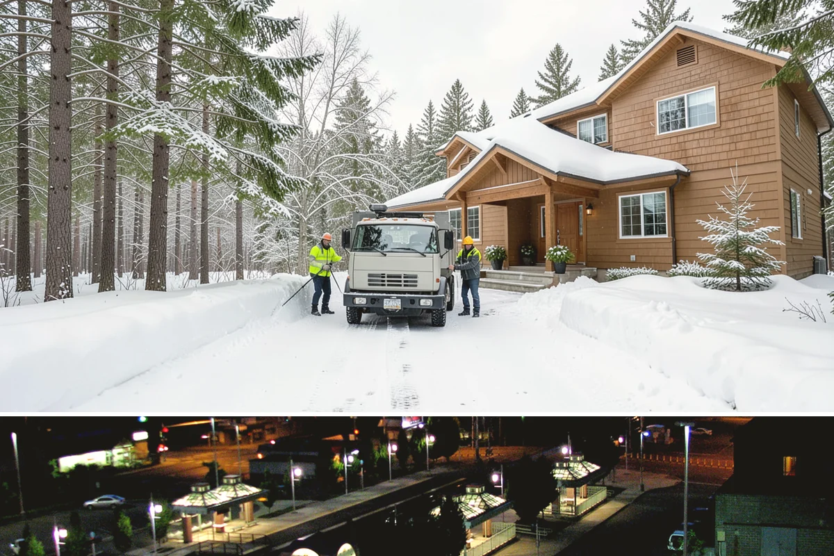 Wet Snow Removal in Auburn, King County, WA - Wet snow events are common from late November through February whenever lowland temperatures hover right around the freezing mark...