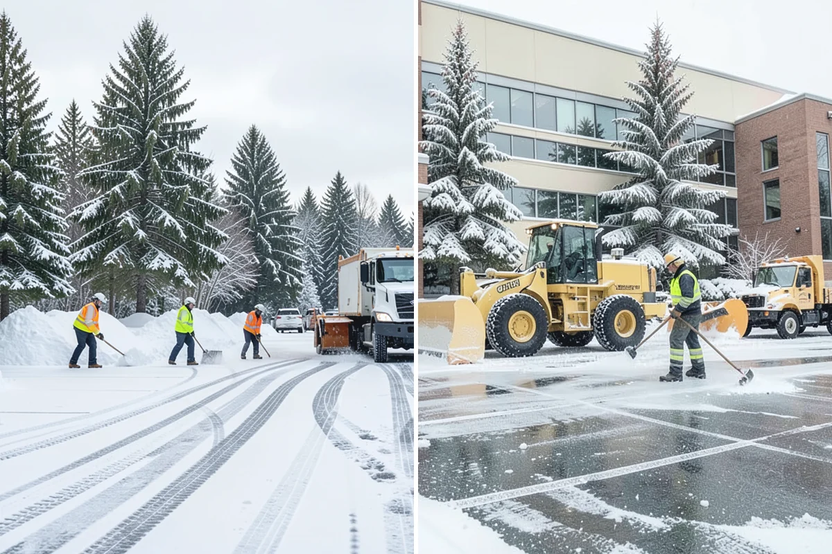 Wet Snow Removal in Bonney Lake, Pierce County, WA - Assess snow moisture content and depth on arrival