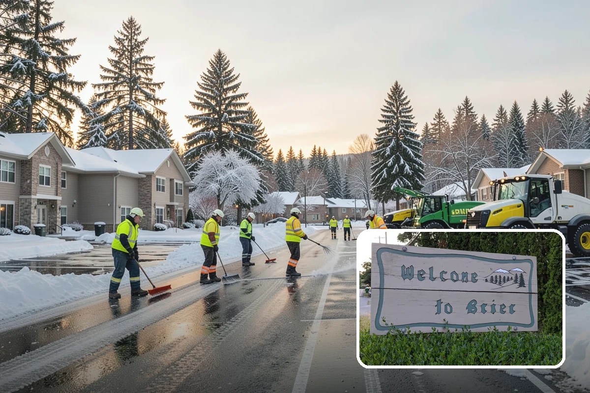 Wet Snow Removal in Brier, Snohomish County, WA - Equipment tuned for the dense, water-heavy snow our region actually gets