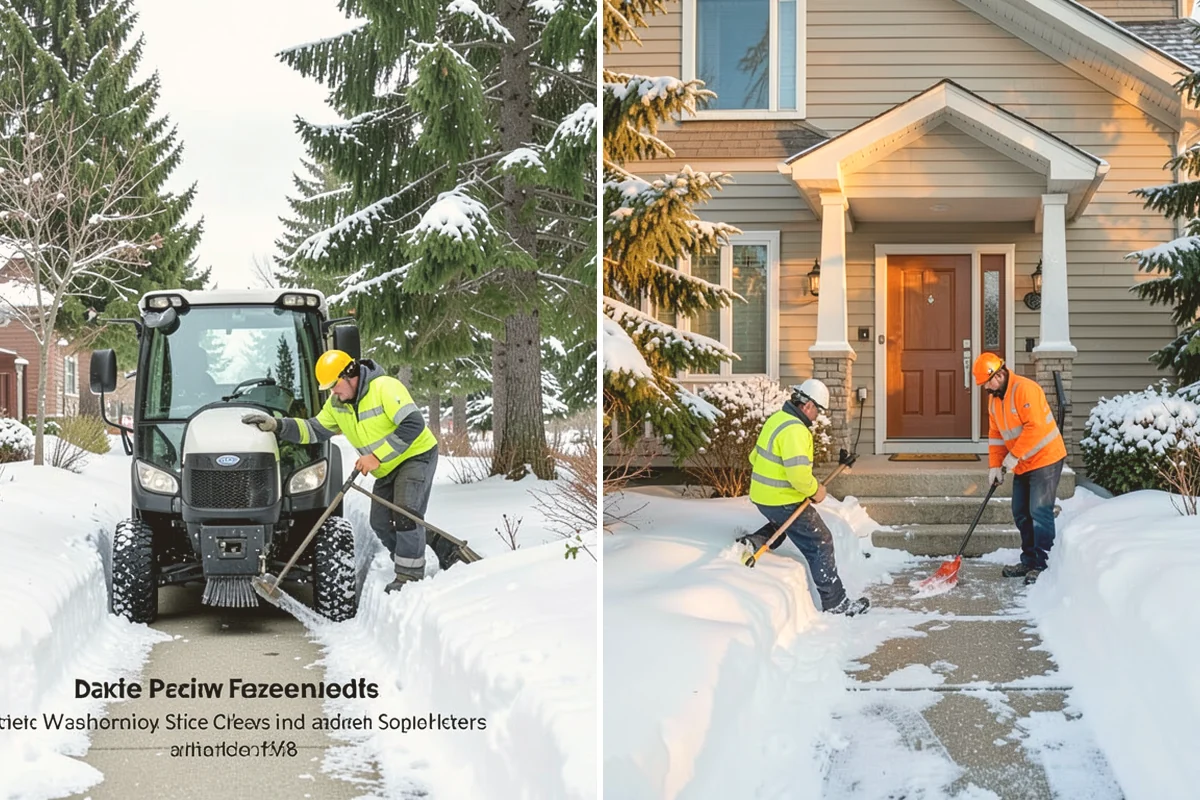 Wet Snow Removal in Brier, Snohomish County, WA - Assess snow moisture content and depth on arrival