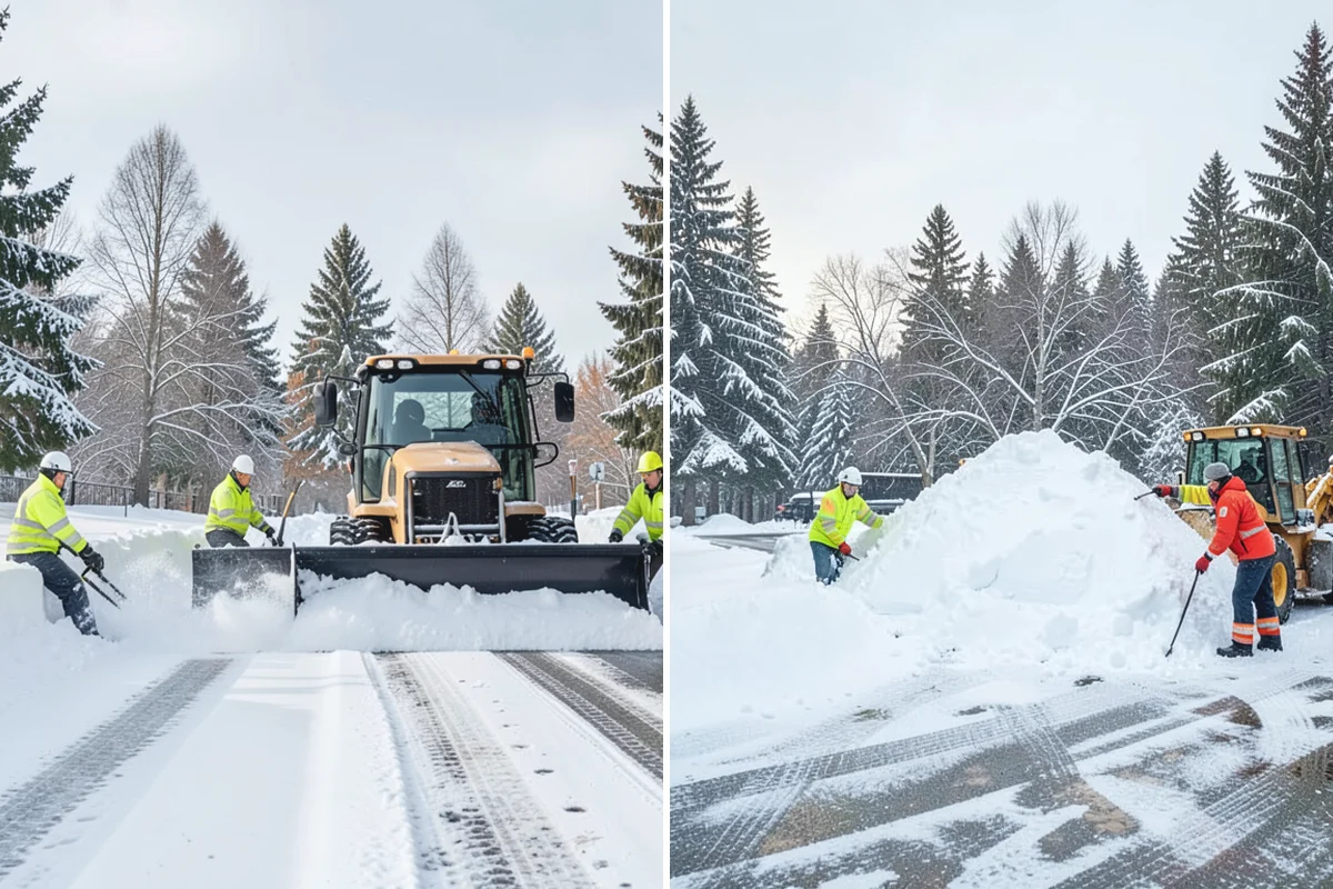 Wet Snow Removal in Buckley, Pierce County, WA - Assess snow moisture content and depth on arrival