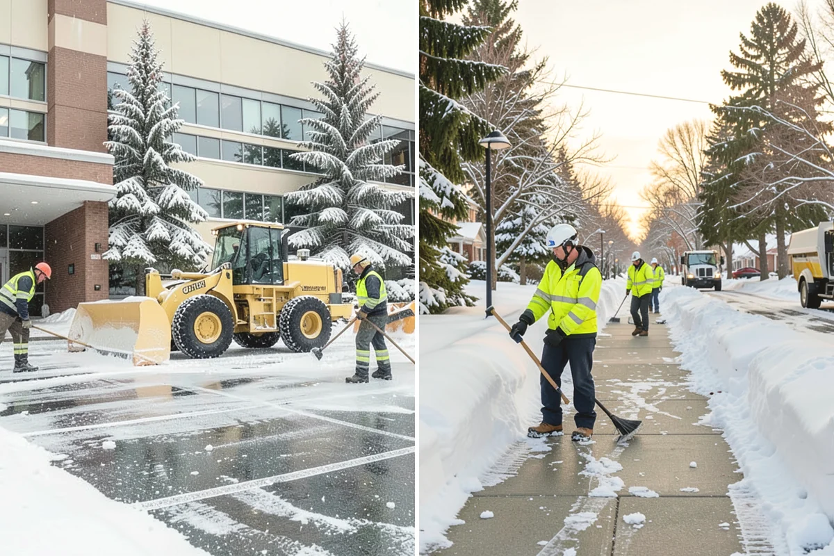 Wet Snow Removal in Burlington, Skagit County, WA - Assess snow moisture content and depth on arrival